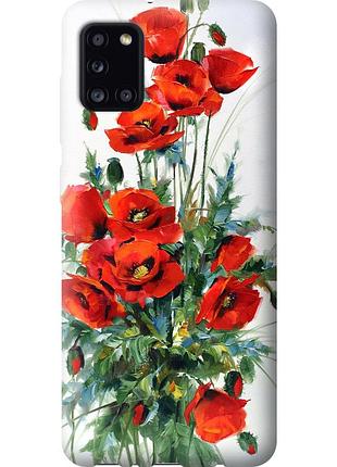 Чехол силиконовый на телефон samsung galaxy a31 a315f маки "523u-1908-58250"