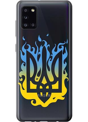 Чехол силиконовый патриотический на телефон samsung galaxy a31 a315f герб v1 "5258u-1908-58250"