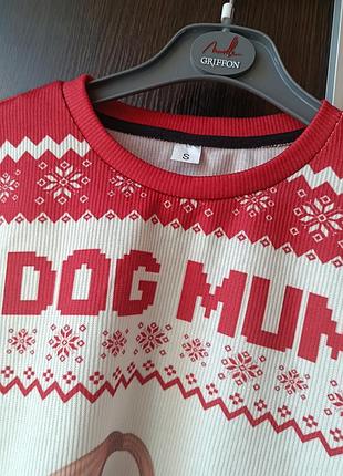 Кофта свитпер новый свитшот принт 5