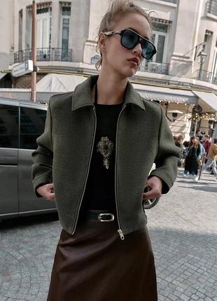 Куртка бомбер zara 3