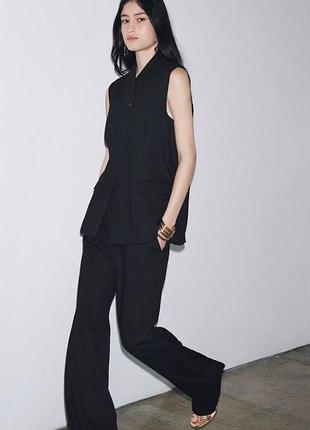 Лляні штани zara