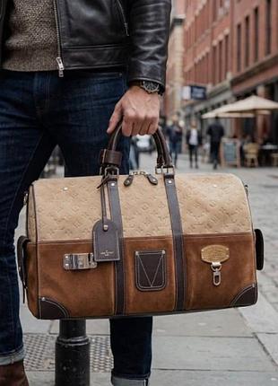 Дорожня сумка lv louis vuitton keepall bandouliere 50