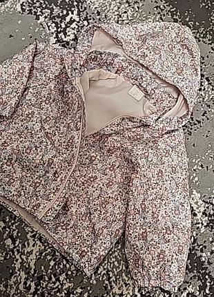🌸 детская курточка-ветровка h&amp;m 🌸 68 размер, 4-6 месяцев