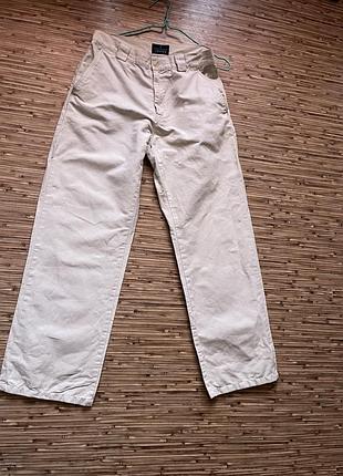 Джинси чоловічі котонові trussardi jeans бежеві