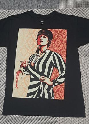 Футболка obey с большим логотипом м