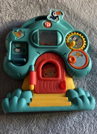 Розвивальна іграшка fisher-price веселі тваринки дерево.