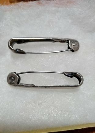 Napier sterling. дві шпильки, брошки довжина 5 див. срібло1 фото