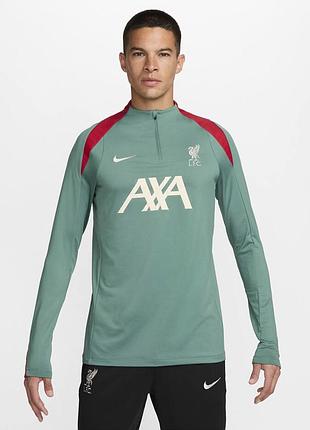 Тренувальна футбольна кофта лонгслив nike f.c.liverpool