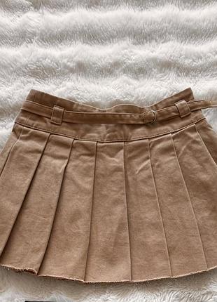 Стильная юбка , юбка- шорты zara