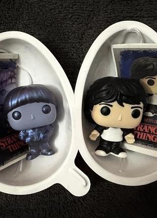 Фігурка kinder joy дивні дива stranger things funko pop вілл майк едді