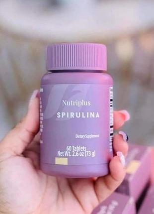 Дієтична добавка спіруліна nutriplus, 60 шт
