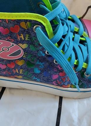 Ролики кроссовки heelys, размер 35,длина стельки 22 см 7