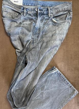 H&m baggy джинси нові стилізовані широкі гарні якісні 100% бавовна оригінал