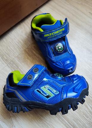 Кроссовки с фонариком skechers 24 размер