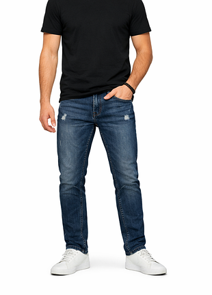Мужские подростковые джинсы зауженные hollister