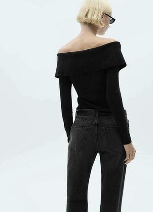 Джемпер з відкритими плечима mango 3