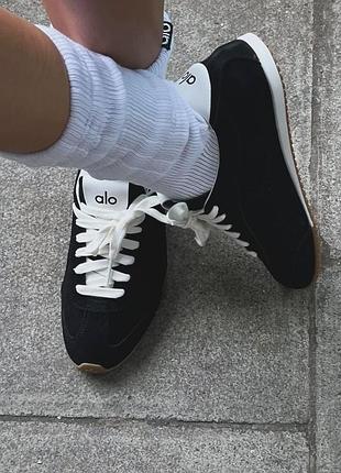 Кроссовки alo sunset sneaker black white