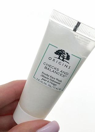 Пенка для умывания origins 977 and balances frothy face wash