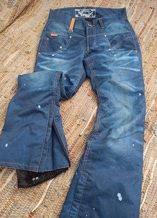 Горнолыжные / сноубордические брюки rehall urban denim style (xs) @9