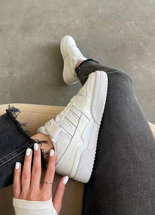 Adidas forum low white 5