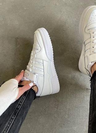 Adidas forum low white 10