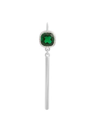 Серебряная подвеска с изумрудом nano 0.95ct (2197362)