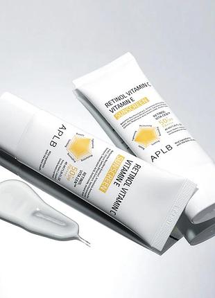 Aplb солнцезащитный крем retinol vitamin c vitamin e