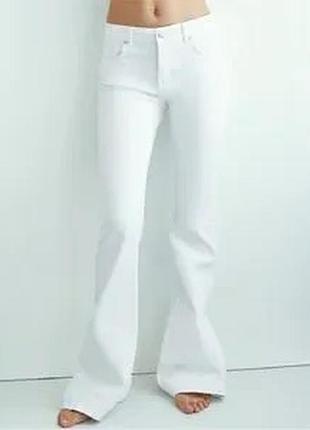 Джинси zara flare fit full lenght