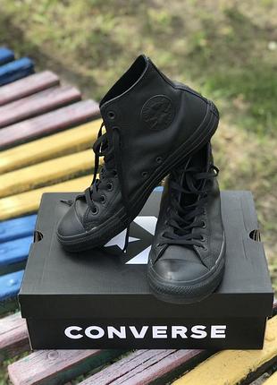 Шкіряні кеди converse all stars (27 cm, 41 рр)