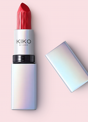 Помада с металлическим эффектом kiko milano lumiverse metal majesty - 03 ruby bite (000201-03)