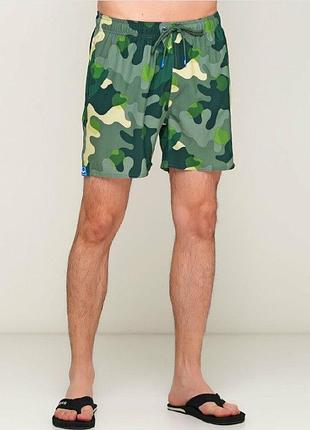 Мужские пляжные шорты arena m sashay boxer wood green camo