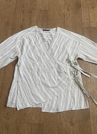 Стильна блуза від zara, розмір l/xl