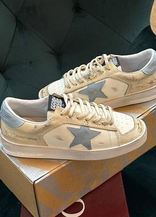Женские потертые кеды кроссовки звезда голден гус гуз golden goose ggdb