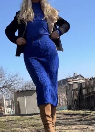 Спідниця міді вовна