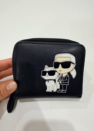 Чорний гаманець karl lagerfeld