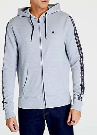 Мужская уникальная кофта соп худи Tommy hilfiger с лампасами оригинал