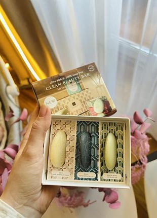Набір з трьох міні мил рітуалс rituals clean beauty bar