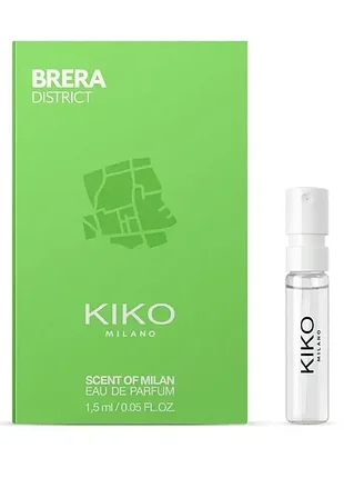 Пробник парфюмерной воды kiko milano scent of milan - brera district (1.5 мл) (000204)