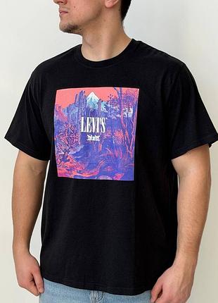 Футболка levis «mineral black - black»