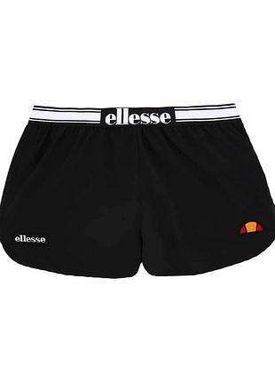 Жіночі чорні спортивні шорти бренду ellesse