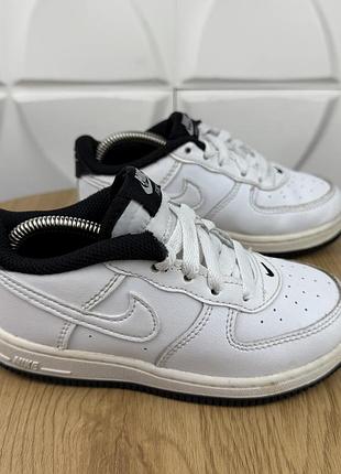 Оригінальні дитячі шкіряні  кросівки nike air force