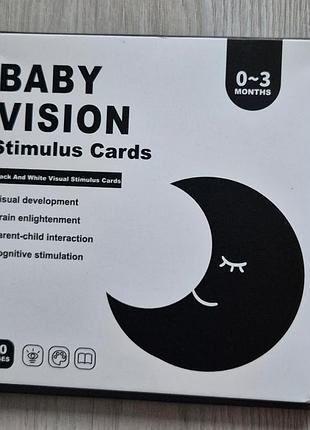 Карточки для новорожденных baby vision 0-3 месяца
