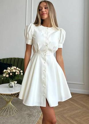 Біла святкова сукня ☺️ коротка міні сукня ☺️ святкова сукня