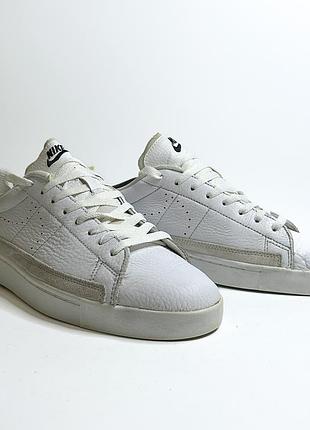 (42.5р27.см) чоловічі кросівки nike blazer low x (white)