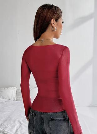 Лонг сітка з пірʼям 8