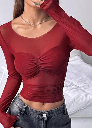 Лонг сітка з пірʼям 7