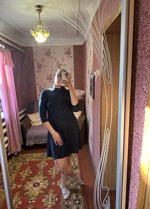 Темно синя сукня 2