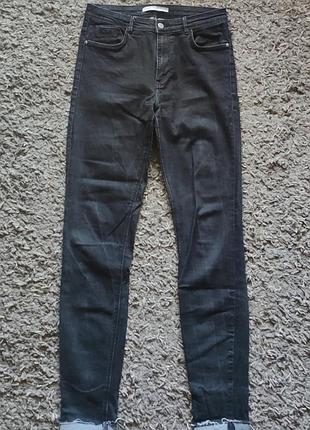 Джинсы женские серые zara, р. 38