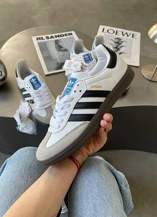 Adidas samba white black