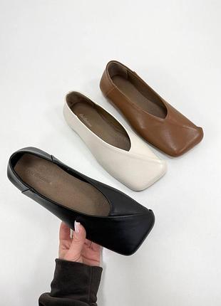 Балетки barefoot в современном дизайне и классическом стиле женские премиальная натуральная кожа (италия)